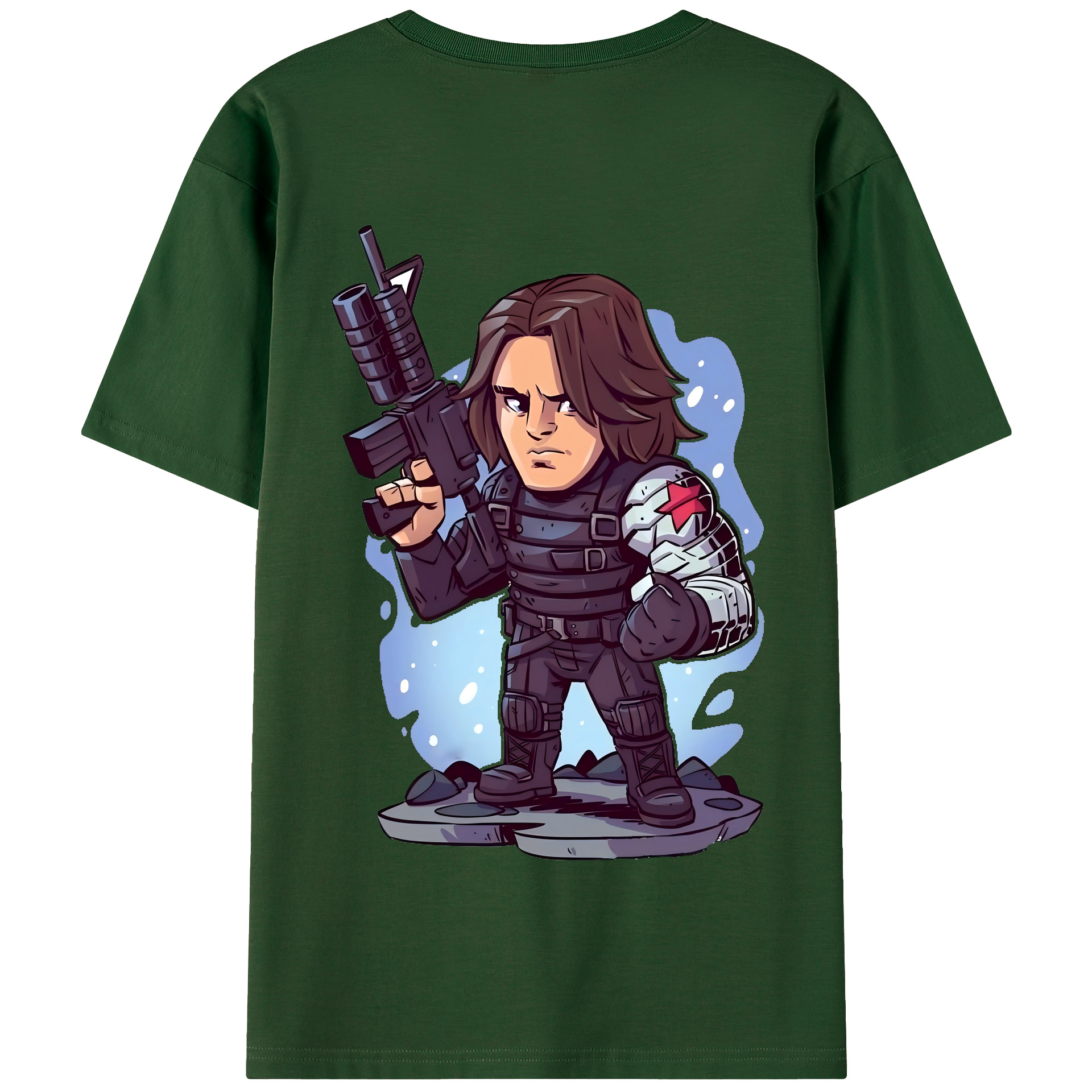 （画像用） アベンジャーズ The Avengers 綿100％半袖Tシャツ（背面プリント）
